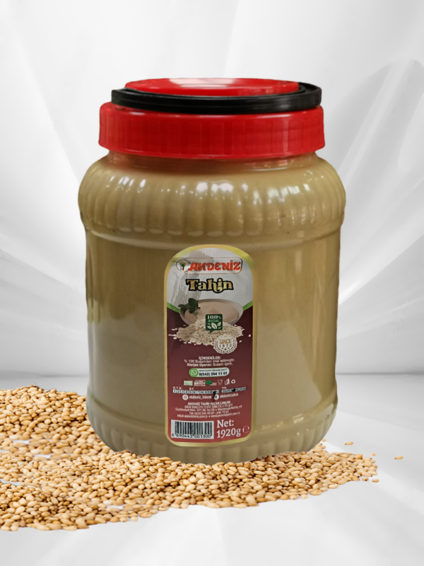 Akdeniz Çifte Kavrulmuş Tahin 1920gr (Geniş Ağız)